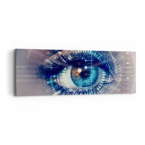 Obraz na płótnie - Myślisz, że mnie znasz - 90x30 cm