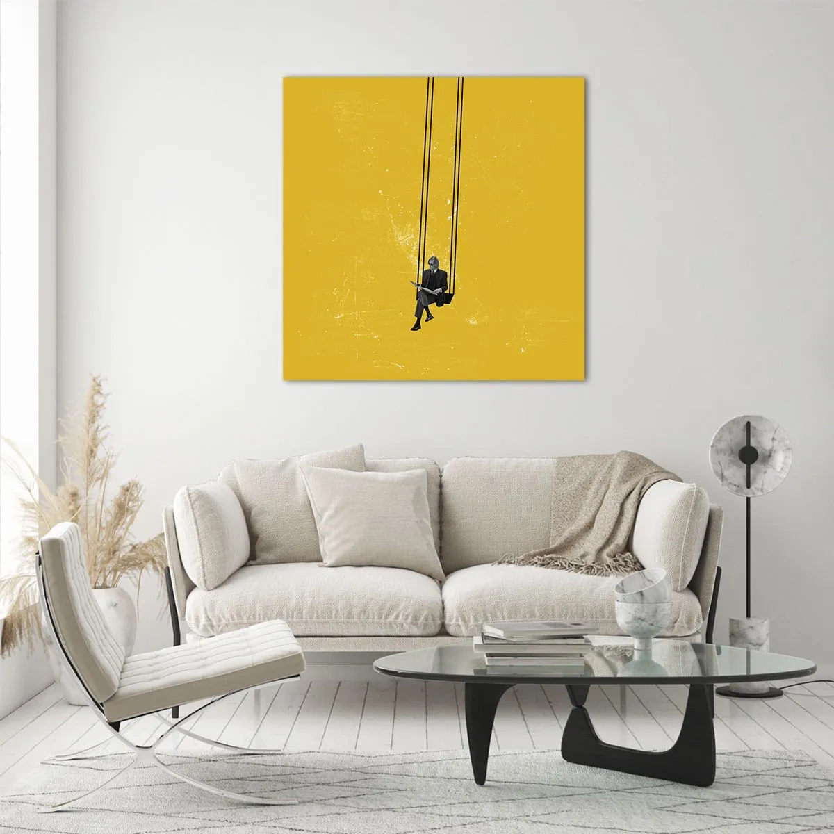 Obraz na szkle - Dzień jak co dzień - 40x40 cm