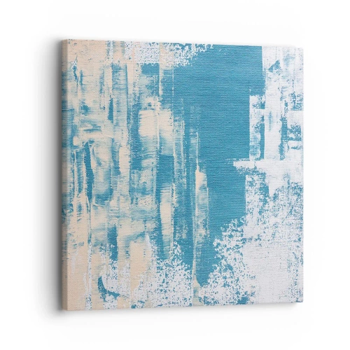 Obraz na płótnie - Przez lodowy sopel - 30x30 cm