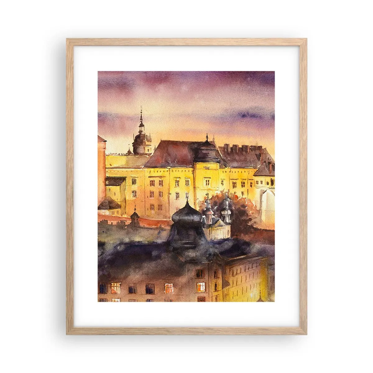 Plakat w ramie jasny dąb - Historia i baśń - 40x50 cm