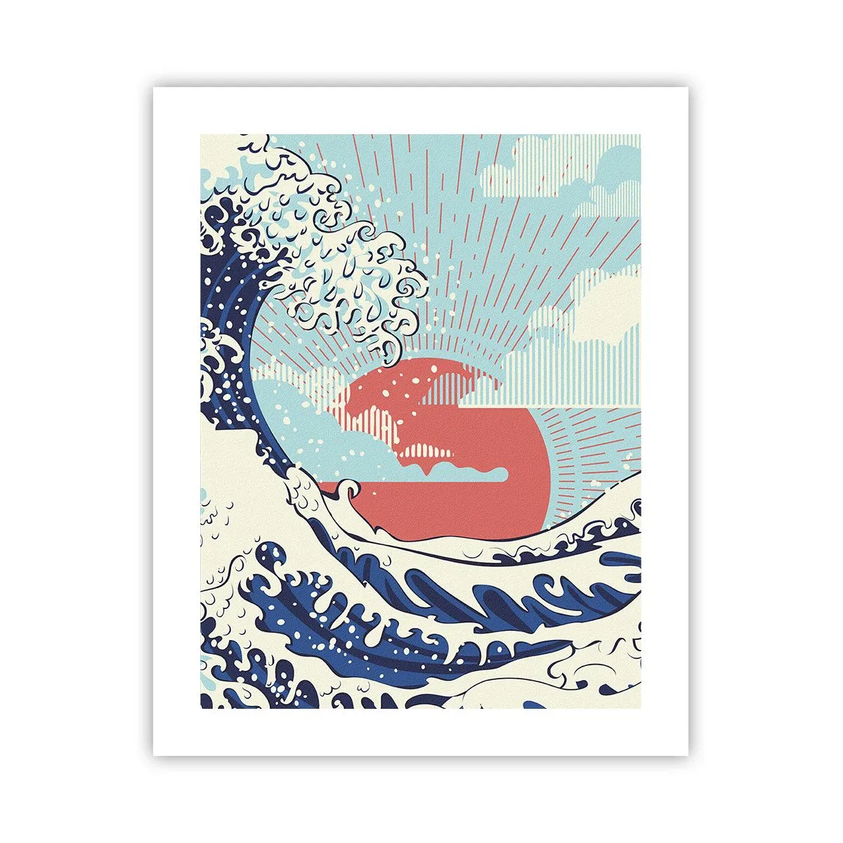 Plakat - Z japońskich inspiracji - 40x50 cm
