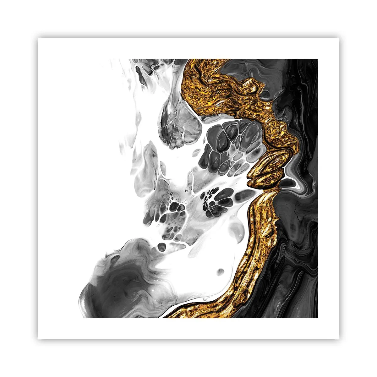 Plakat - Kompozycja organiczna - 50x50 cm