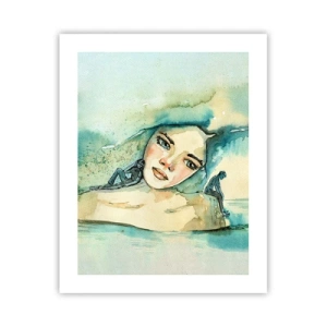 Plakat - Am I blue? - 40x50 cm