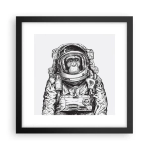 Plakat w czarnej ramie - Alternatywna ewolucja - 30x30 cm