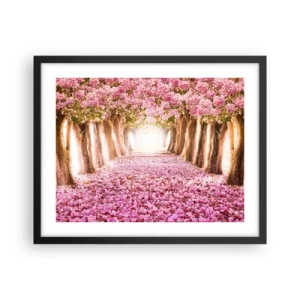 Plakat w czarnej ramie - Droga do raju - 50x40 cm