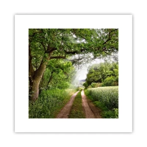 Plakat - Et in Arcadia ego - 30x30 cm