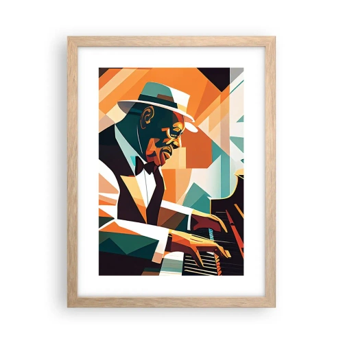Plakat w ramie jasny dąb - Cały ten jazz - 30x40 cm