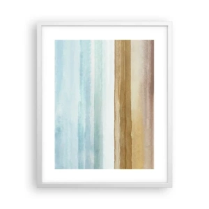 Plakat w białej ramie - Ukojenie - 40x50 cm
