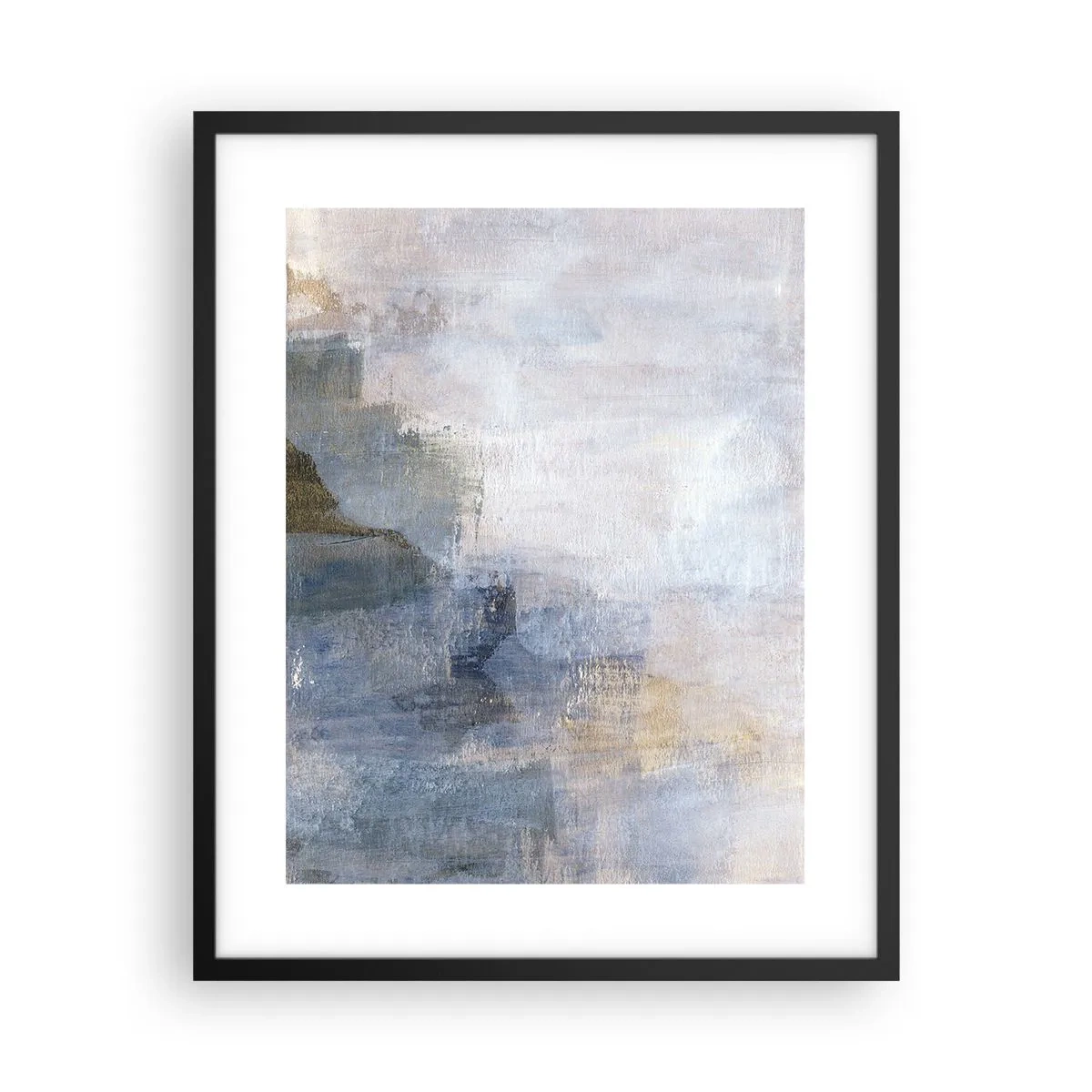 Plakat w czarnej ramie - Tony i akordy barw - 40x50 cm