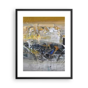 Plakat w czarnej ramie - Wszystko się poukłada - 40x50 cm