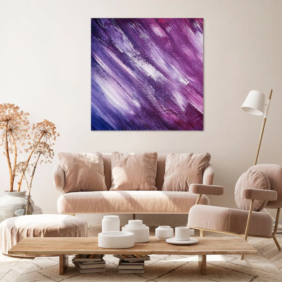 Obraz na płótnie - Gdy wieje słoneczny wiatr - 40x40 cm