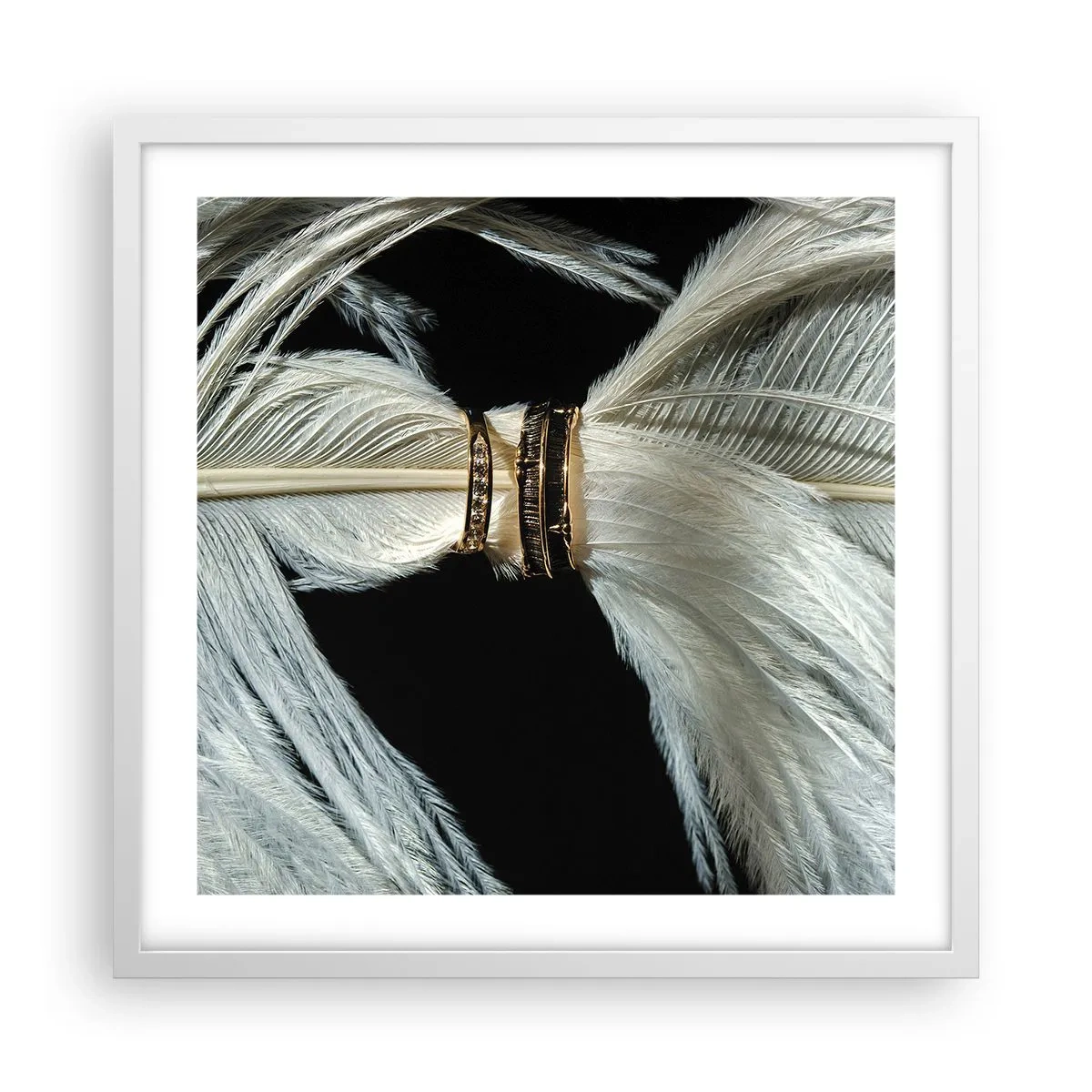 Plakat w białej ramie - ...i nie opuszczę Cię… - 50x50 cm