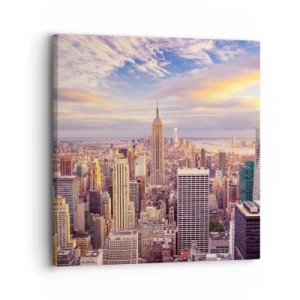 Obraz na płótnie - Sięgnąć samych chmur - 30x30 cm