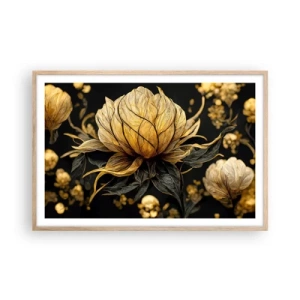 Plakat w ramie jasny dąb - Subtelna kruchość - 91x61 cm