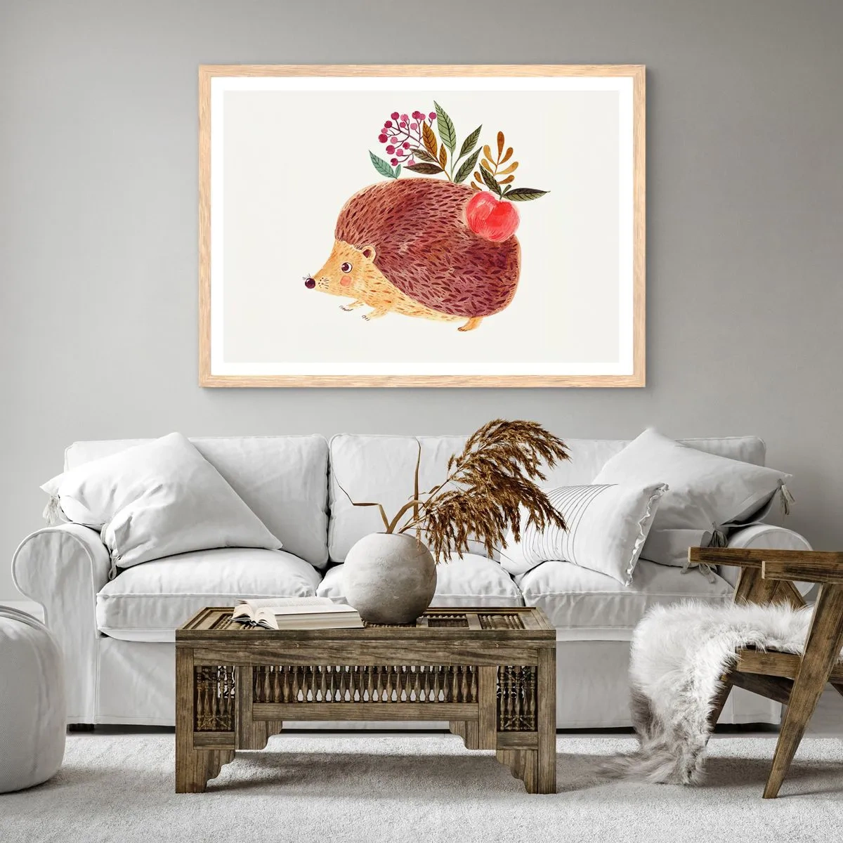 Plakat w ramie jasny dąb - I już mnie lubisz - 100x70 cm