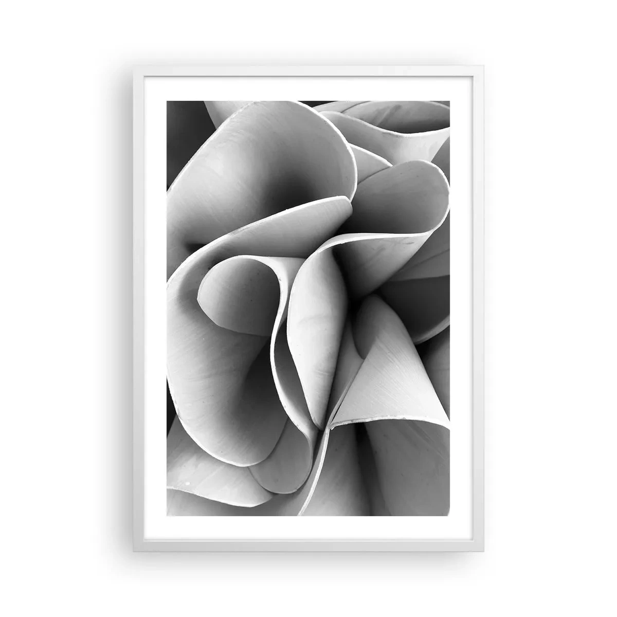 Plakat w białej ramie - Dzieje się w przestrzeni - 50x70 cm