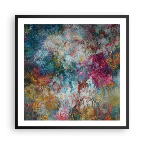Plakat w czarnej ramie - W pełnym rozkwicie - 60x60 cm