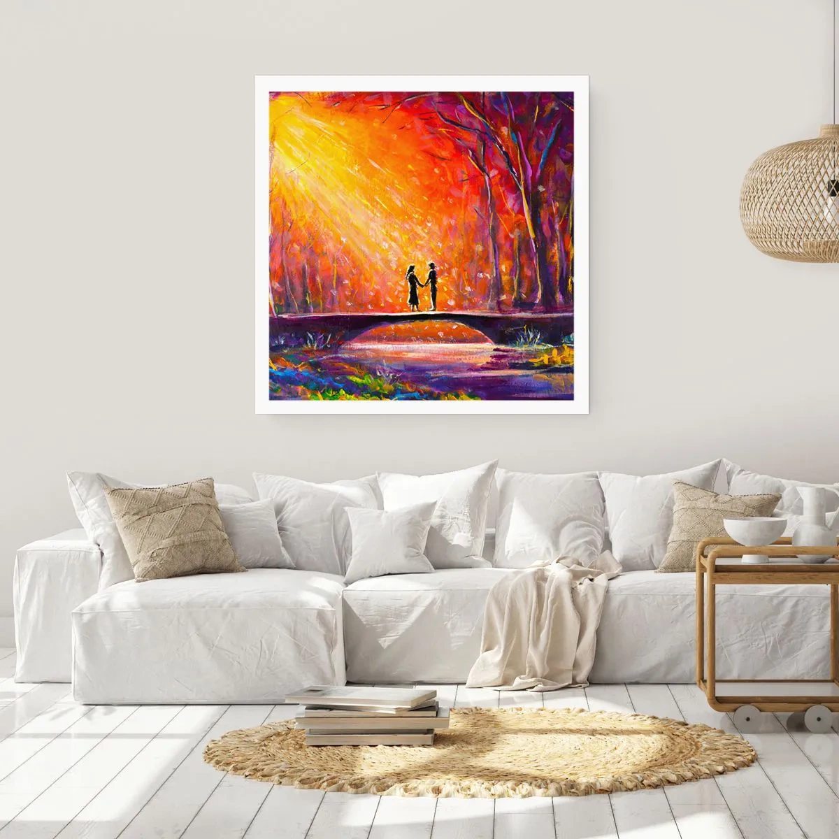 Plakat - Niebo ich też kocha - 30x30 cm