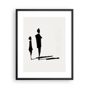 Plakat w czarnej ramie - Na pewno razem? - 40x50 cm