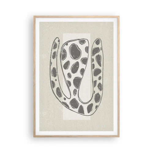 Plakat w ramie jasny dąb - Przedziwne stworzenie - 70x100 cm