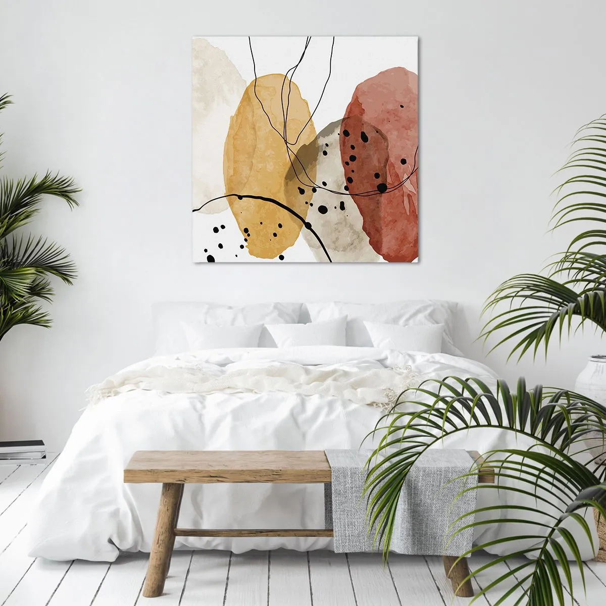 Obraz na płótnie - Jak powietrze lekkie, przejrzyste - 60x60 cm