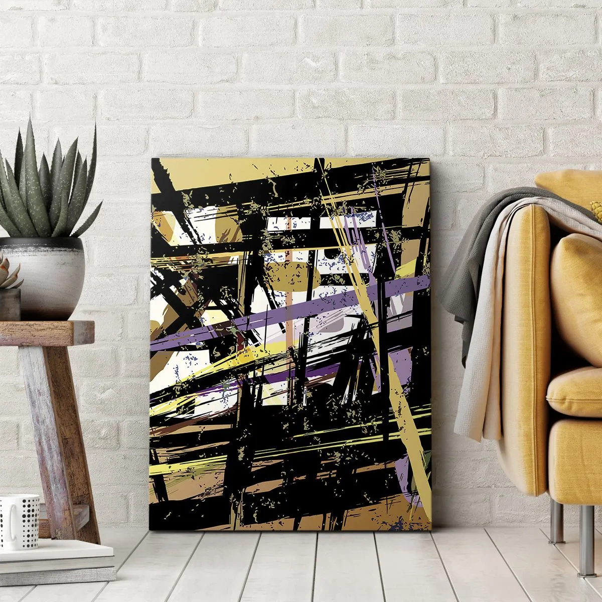 Obraz na płótnie - Ostre cięcie - 45x80 cm