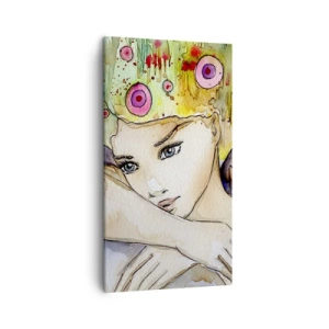 Obraz na płótnie - Motyla księżniczka - 45x80 cm