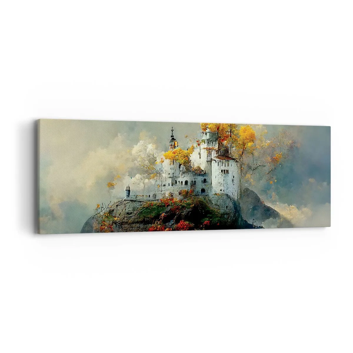 Obraz na płótnie - Początek romantycznej opowieści - 90x30 cm
