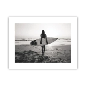 Plakat - Córka morskiej fali - 40x30 cm