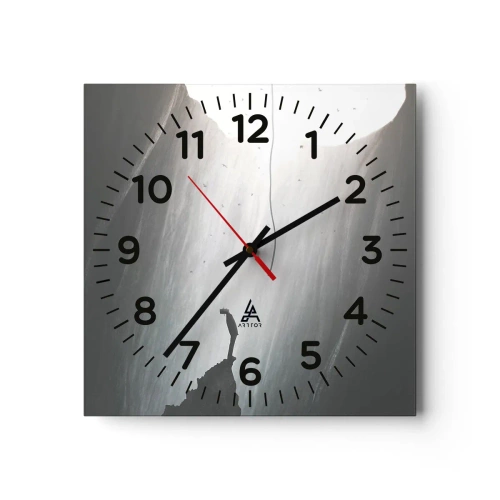 Zegar ścienny - Zawsze jest jakieś wyjście - 40x40 cm