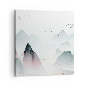 Obraz na płótnie - Ponad szczytami - 50x50 cm