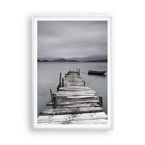 Plakat w białej ramie - Jutro możesz ruszać - 70x100 cm