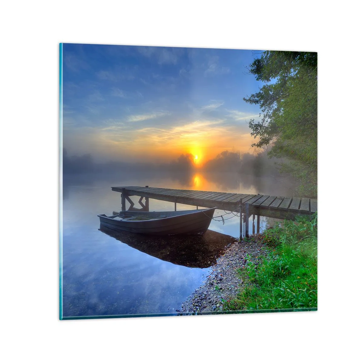 Obraz na szkle - Jak zwyczajne zamienia się w magiczne - 60x60 cm