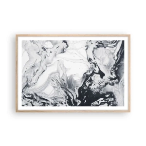 Plakat w ramie jasny dąb - Wnętrze Ziemi - 91x61 cm