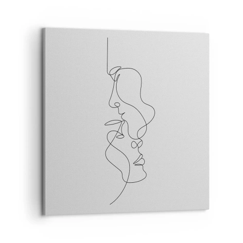 Obraz na płótnie - Żar rzewnych żądz - 60x60 cm