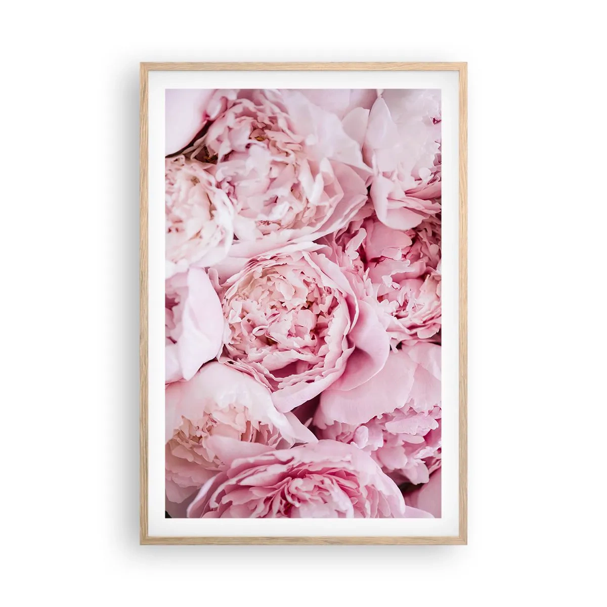 Plakat w ramie jasny dąb - Przytulone i pachnące - 61x91 cm