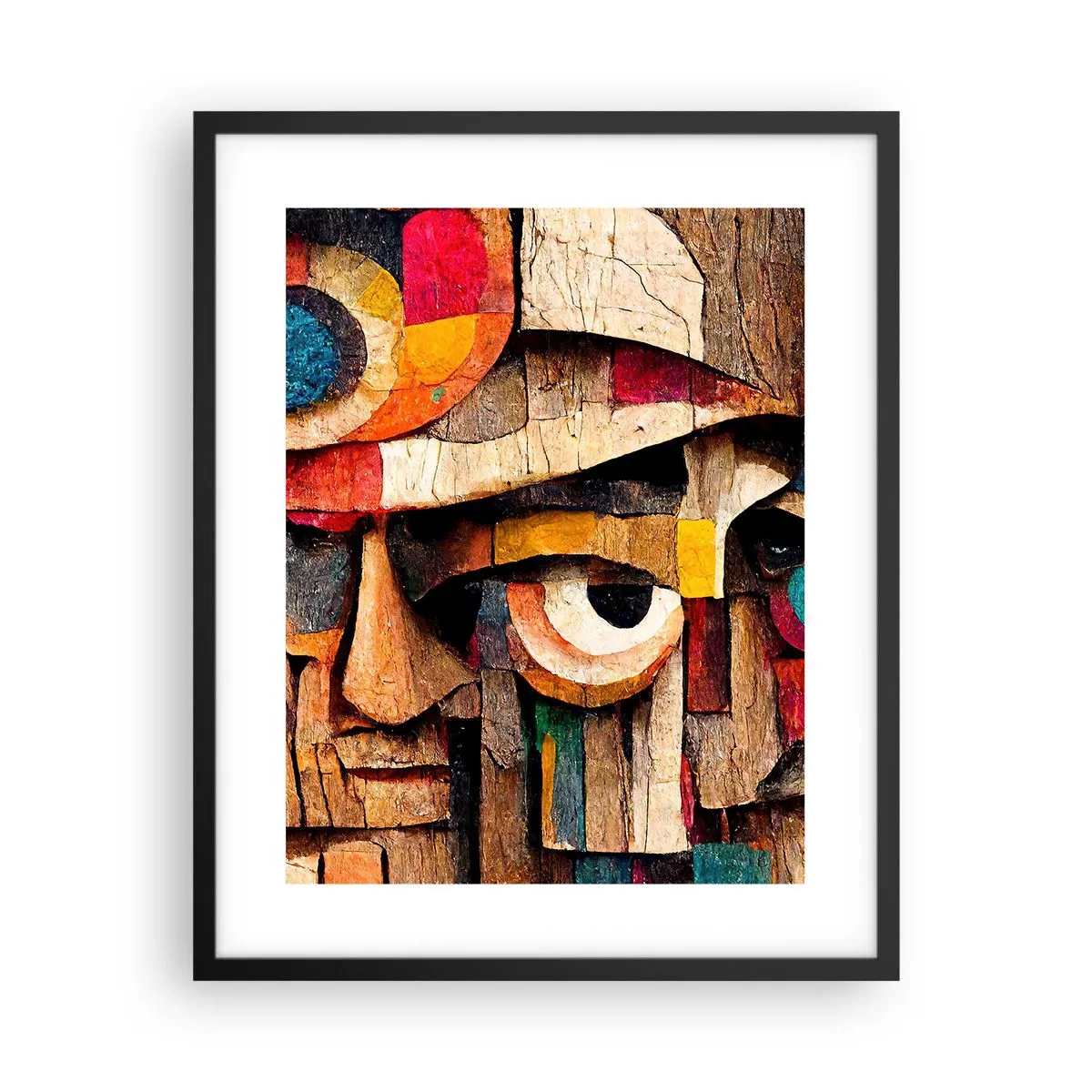 Plakat w czarnej ramie - Widzę cię… - 40x50 cm