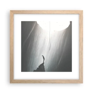 Plakat w ramie jasny dąb - Zawsze jest jakieś wyjście - 30x30 cm