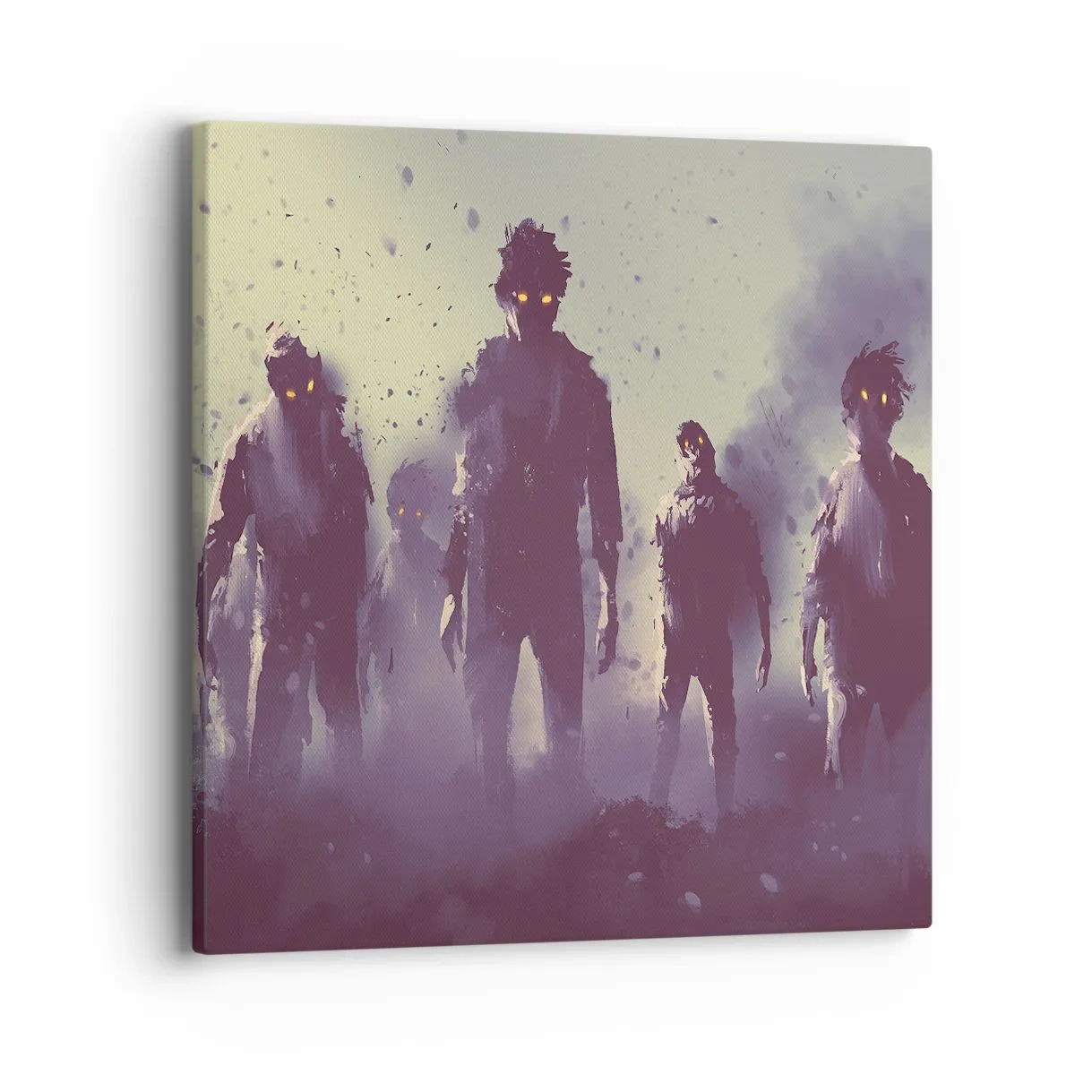 Obraz na płótnie - Uważaj! Nadchodzą - 40x40 cm