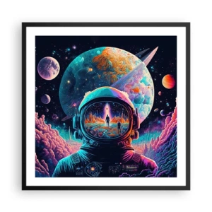 Plakat w czarnej ramie - Filozofom się nie śniło - 60x60 cm