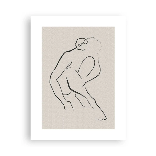 Plakat - Szkic intymny - 30x40 cm