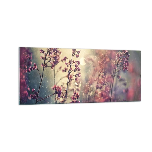 Obraz na szkle - Tajemniczy ogród - 100x40 cm