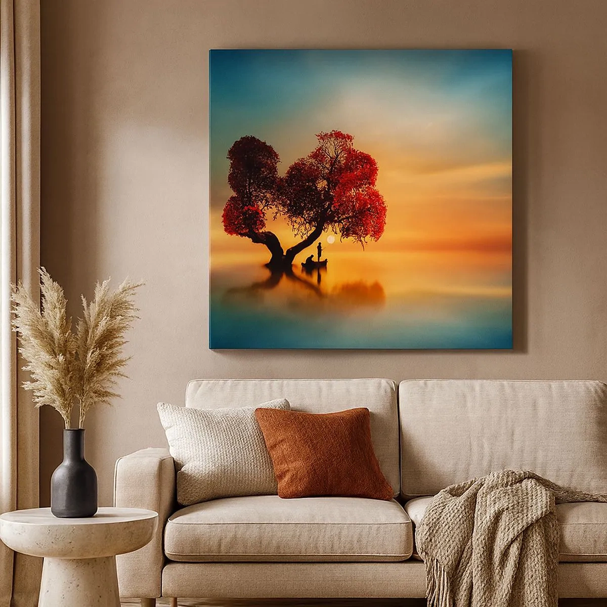 Obraz na płótnie - Oddaleńcy i ciszyzna bezświata - 30x30 cm