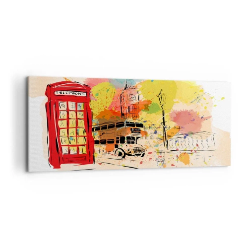 Obraz na płótnie - Miasto rozmaitości - 100x40 cm