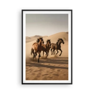 Plakat w czarnej ramie - Wolne jak wiatr - 61x91 cm