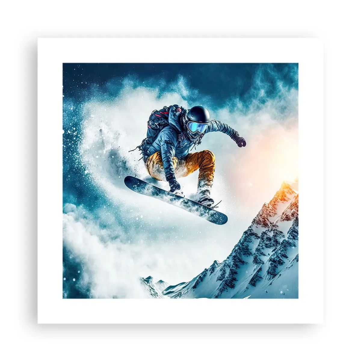 Plakat - Ekstremalne emocje - 40x40 cm