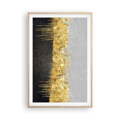 Plakat w ramie jasny dąb - W głąb i ku górze - 61x91 cm