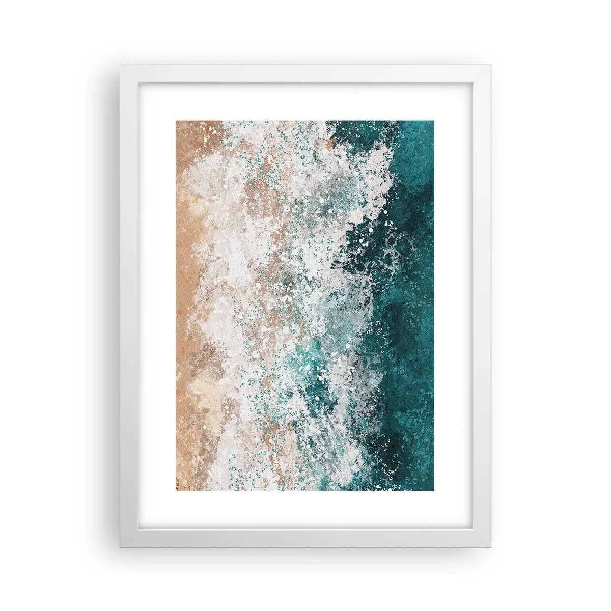 Plakat w białej ramie - Morskie opowieści - 30x40 cm