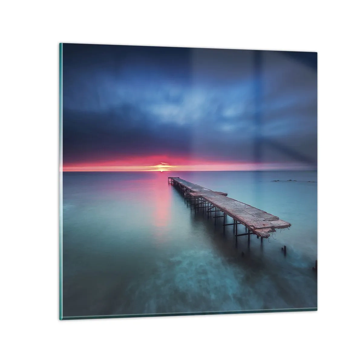 Obraz na szkle - Między niebem a ziemią - 50x50 cm