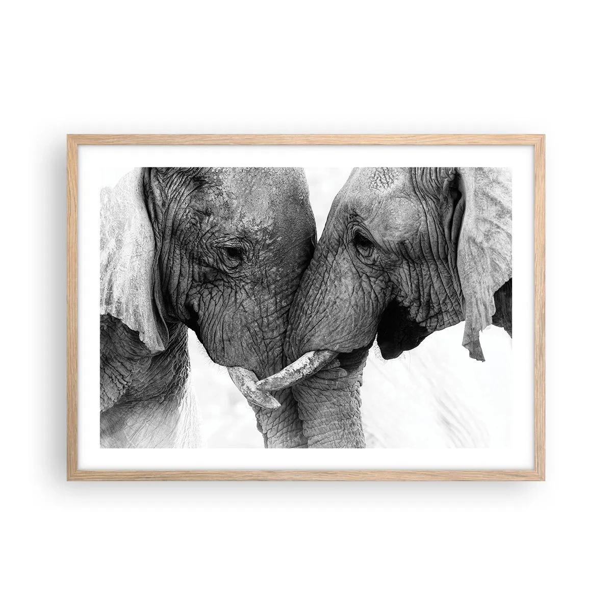 Plakat w ramie jasny dąb - Serdeczne wyznanie - 70x50 cm